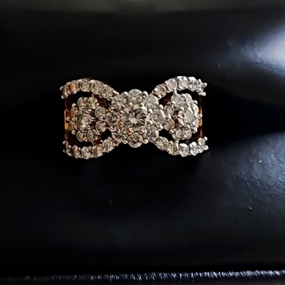 Diamond ring,approximately size 6